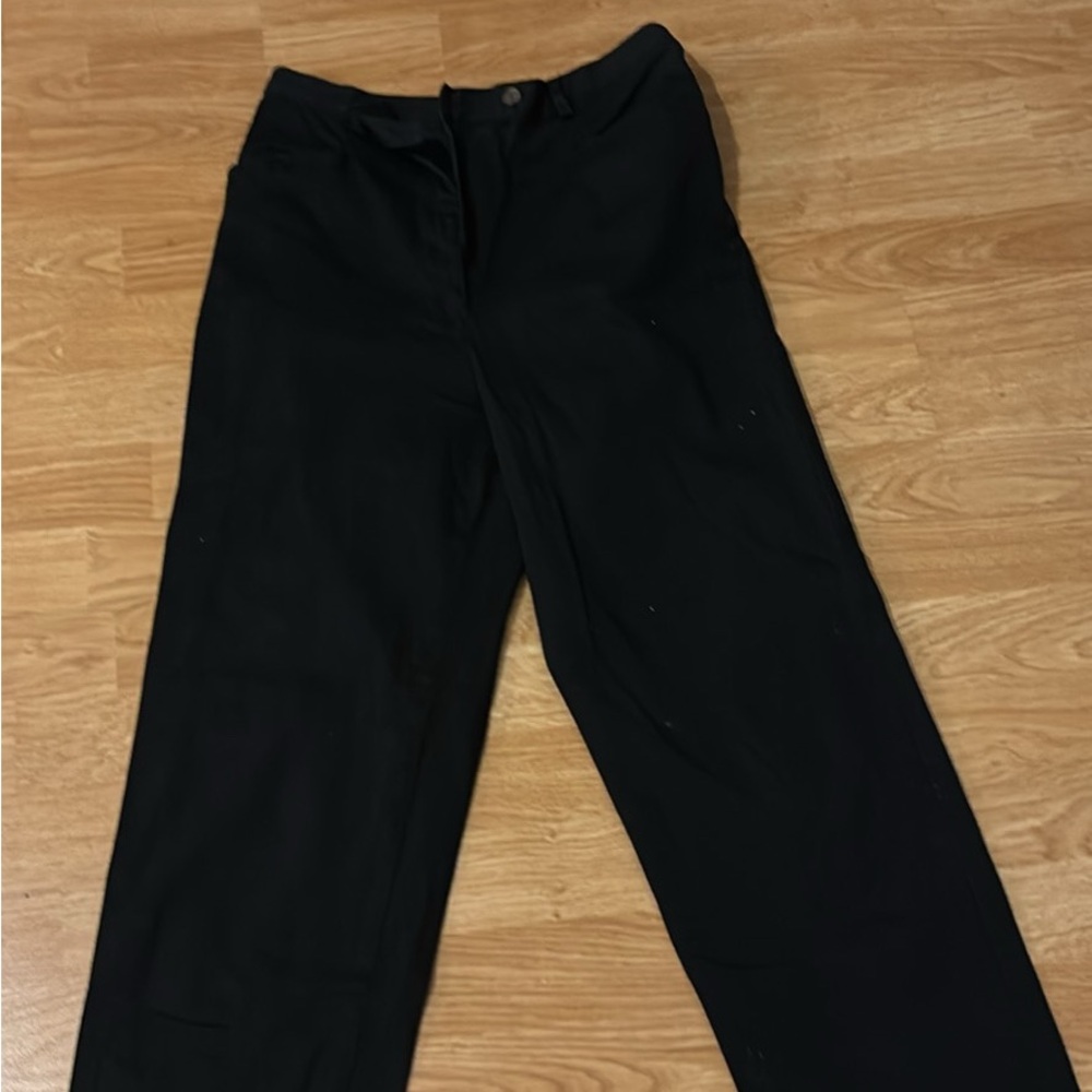 Charter club high rise stretchable black women’s pants size 8